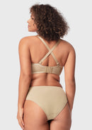 Bella Sheer Mesh Unlined Underwire Strapless Balconette Bra-21
