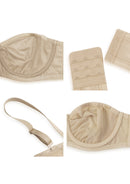 Bella Sheer Mesh Unlined Underwire Strapless Balconette Bra-27