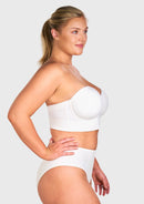Daisy Smooth Lace Lightly Padded Longline Underwire Strapless Balconette Bra-28