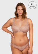 Braveaf Enchante Pink Lace Underwire Bra-1