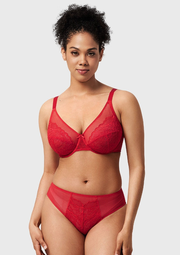 Braveaf Enchante Pink Lace Underwire Bra