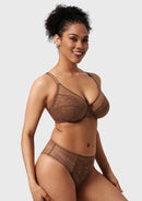 Braveaf Enchante Pink Lace Underwire Bra-28