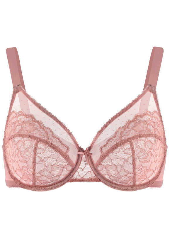 Braveaf Enchante Pink Lace Underwire Bra
