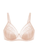 Braveaf Pearl Shimmer Unlined Plus Size Full Coverage Underwire Comfortable Bra-20