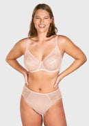 Braveaf Pearl Shimmer Unlined Plus Size Full Coverage Underwire Comfortable Bra-15