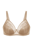 Braveaf Pearl Shimmer Unlined Plus Size Full Coverage Underwire Comfortable Bra-13