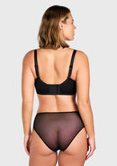 Braveaf Pearl Shimmer Unlined Plus Size Full Coverage Underwire Comfortable Bra-5