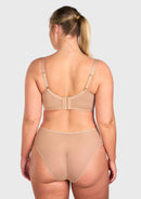 Braveaf Pearl Shimmer Unlined Plus Size Full Coverage Underwire Comfortable Bra-12