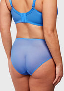 Mermaid High-Rise Azure Sky Lace Brief Underwear-2
