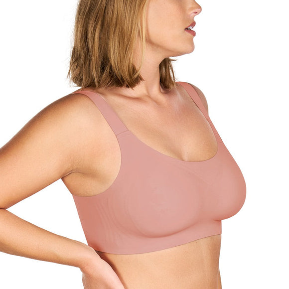 Songful Smooth Fit U-Neck Plus Size Wireless All-Day Comfort Full Coverage T-shirt Bra