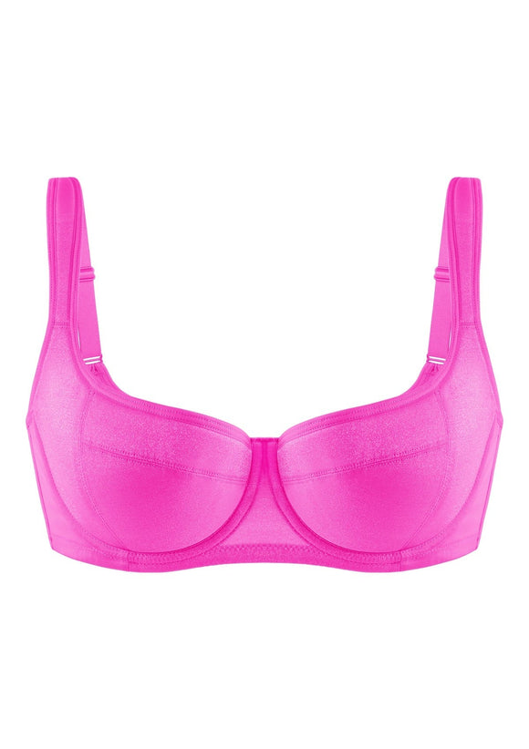 Starry Night Lightly Lined Lightly Padded Plus Size Pink Balconette Bra