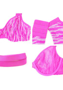 Zebra Wild Unlined Mesh Underwire Bra-6