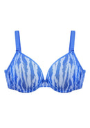 Zebra Wild Unlined Underwire Mesh Bra-12