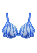 Zebra Wild Unlined Underwire Mesh Bra-25