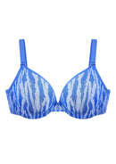 Zebra Wild Unlined Mesh Underwire Bra-11