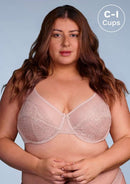 Braveaf Enchante Pink Lace Underwire Bra-8