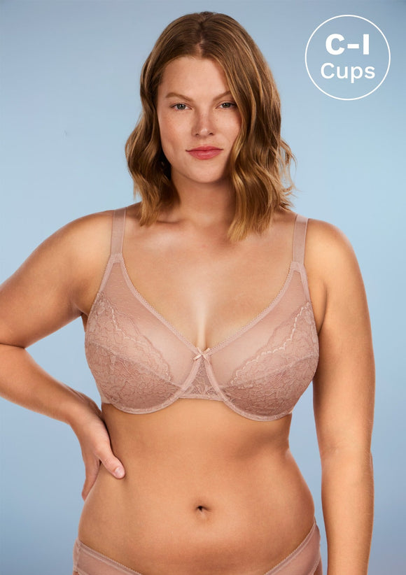 Braveaf Enchante Pink Lace Underwire Bra