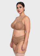 Braveaf Renna Holiday Edit Embroidery Red Underwire Bra-9