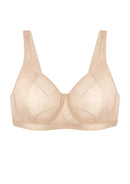 Braveaf Skylark Breathable Lightweight Supportive Jacquard Mesh Wide Strap 3/4 Cup Comfort Bra-18