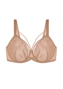 Braveaf Renna Holiday Edit Embroidery Red Underwire Bra-11