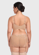 Bramela Renna Holiday Edit Embroidery Pink Lace Underwire Bra-10