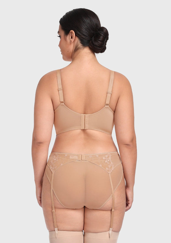 Bramela Renna Holiday Edit Embroidery Pink Lace Underwire Bra