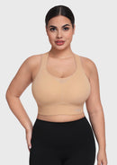 Bramela FlexCore High Impact Racerback Sports Bra Adjustable Support Full Coverage Fit-9