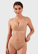 Braveaf Ada Buttery Soft V-Neck Wireless Comfortable Bra No Underwire Supportive T-shirt Push Up Bralettes Plunge Seamless-10