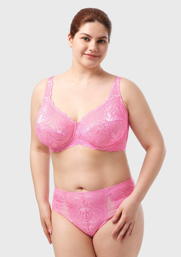 Bramela Grace Lace Bra Full Coverage Sexy Lift Comfortable