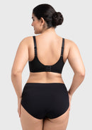 Full Coverage Plus Size T-Shirt Bra with Silky Satin Feel-11