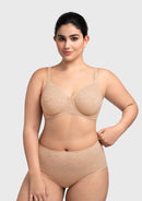 Braveaf Auri Seamless Lace Support Bra Full Coverage Underwire Comfort Fit-7
