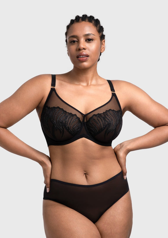 Braveaf Luxe Bloom Plus Size Unlined Underwire Bra