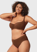 Starry Night Lightly Lined Lightly Padded Plus Size Balconette Bra-19