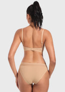 Wireless Seamless Comfort Bralette Full Coverage V-neck for Backless-9