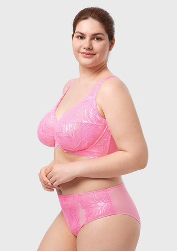 Braveaf Grace Lace Bra Full Coverage Sexy Lift Comfortable - 0