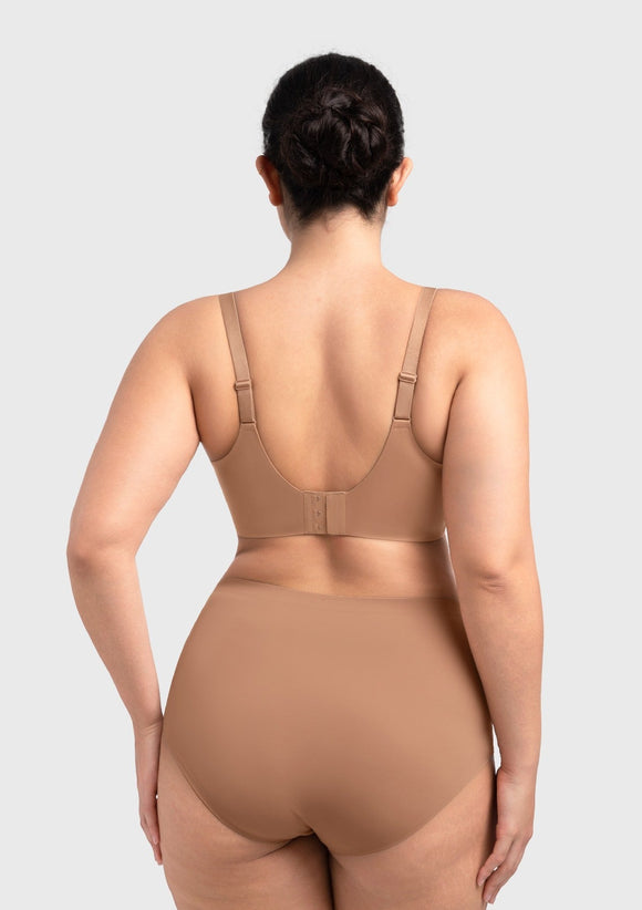 Braveaf Auri Seamless Lace Support Bra Full Coverage Underwire Comfort Fit