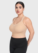 Bramela FlexCore High Impact Racerback Sports Bra Adjustable Support Full Coverage Fit-11