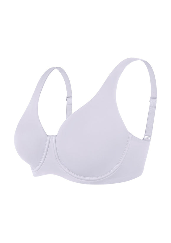 Braveaf Esme Minimizer Bras for Women Plus Size Full Coverage No Padding Unlined T Shirt Bra Seamless Underwire Cool Comfort Daily Bras