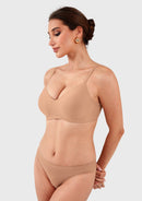 Braveaf Ada Buttery Soft V-Neck Wireless Comfortable Bra No Underwire Supportive T-shirt Push Up Bralettes Plunge Seamless-11