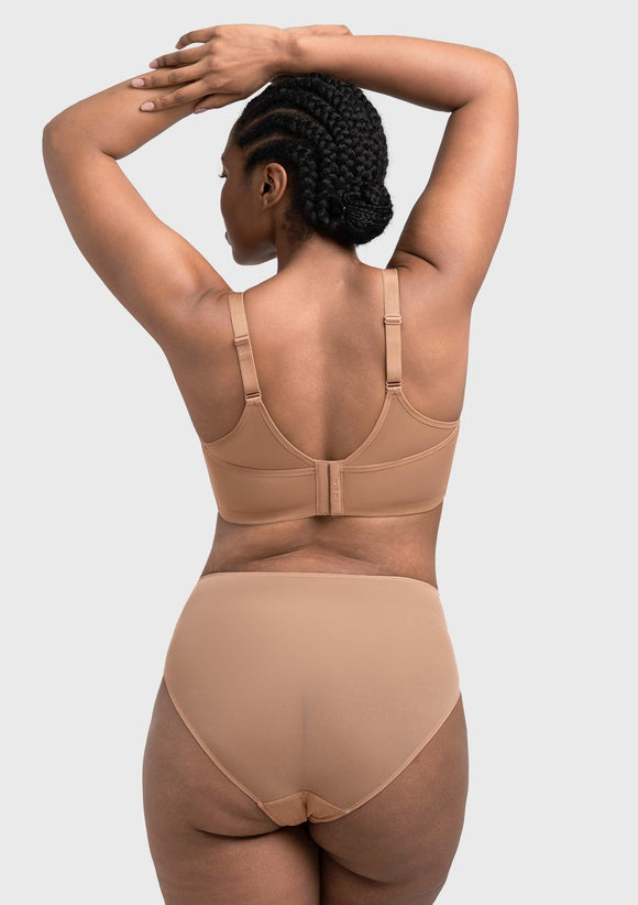 Bramela Willa Wave Plus Size Breathable Mesh Unlined Non-padded Full Coverage Underwire Bra