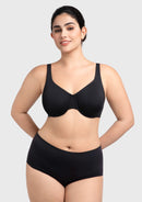 Full Coverage Plus Size T-Shirt Bra with Silky Satin Feel-7