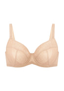 Bramela Willa Wave Plus Size Breathable Mesh Unlined Non-padded Full Coverage Underwire Bra-15