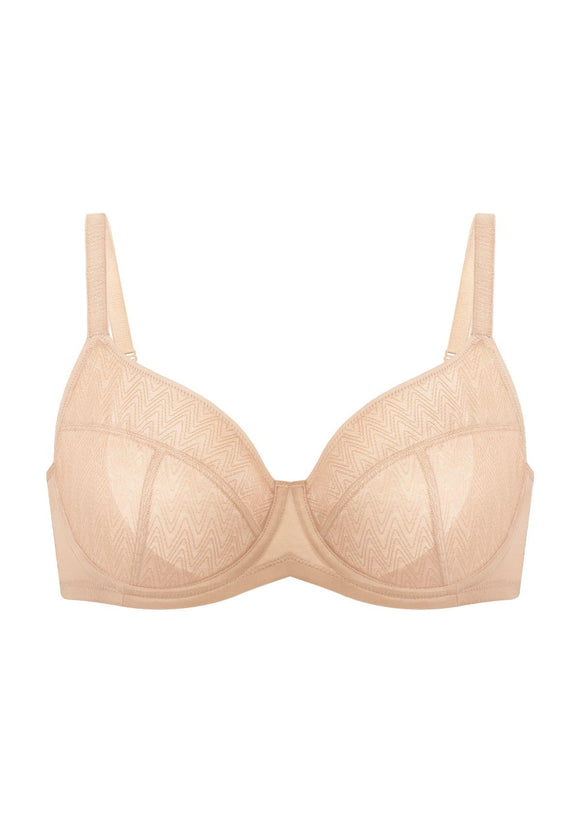 Bramela Willa Wave Plus Size Breathable Mesh Unlined Non-padded Full Coverage Underwire Bra