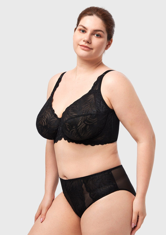 Bramela Grace Lace Bra Full Coverage Sexy Lift Comfortable