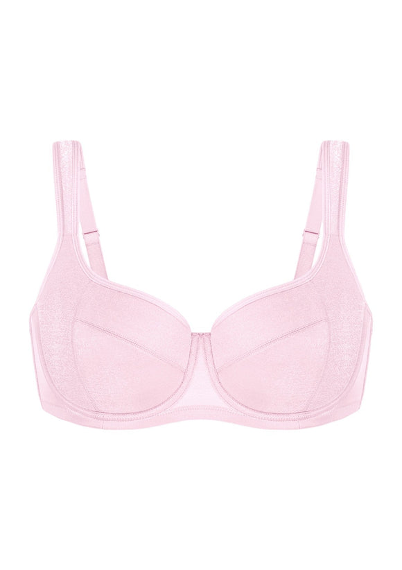 Starry Night Lightly Lined Lightly Padded Plus Size Pink Balconette Bra