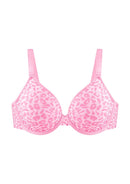 Braveaf Leopard wild Unlined Plus Size Breathable Soft Mesh No Padding Underwire Bra-15