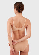 Braveaf Ada Buttery Soft V-Neck Wireless Comfortable Bra No Underwire Supportive T-shirt Push Up Bralettes Plunge Seamless-7