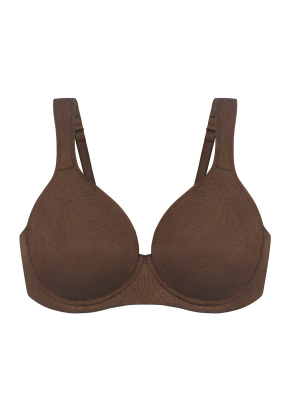 Braveaf Joan Comfortzone Soft T-Shirt Full Coverage Unlined Unpadded Underwire Plus Size Minimizer Bra Everyday Bra