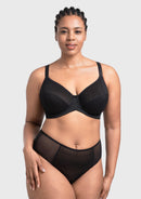 Bramela Willa Wave Plus Size Breathable Mesh Unlined Non-padded Full Coverage Underwire Bra-6