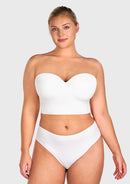Braveaf Longline Strapless Underwire Full Coverage Corset Bra-8